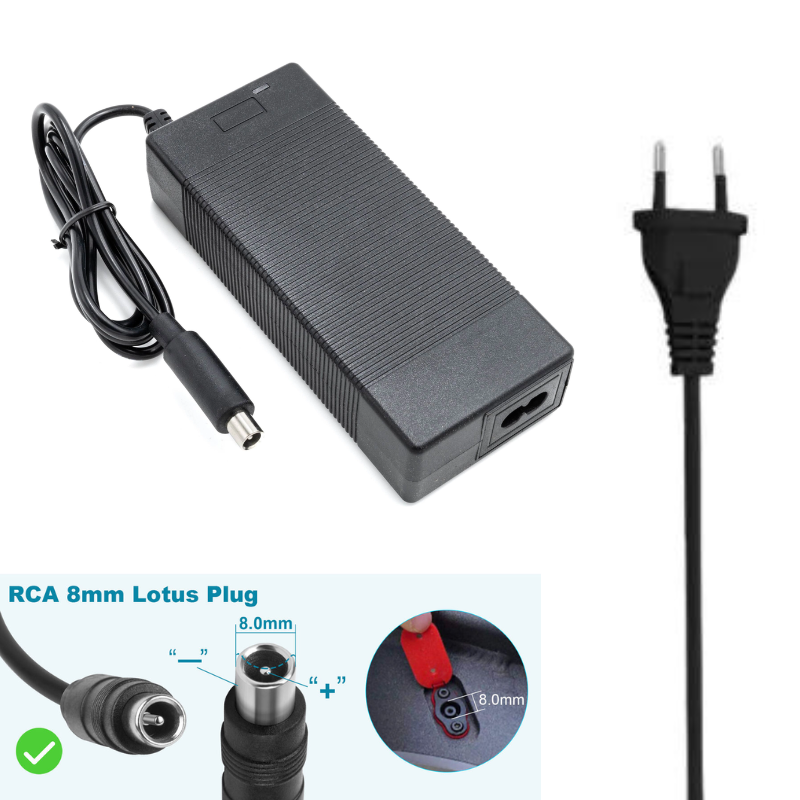 Cargue la imagen en el visor de la galería, [36-42V/2A][Lotus Plug] OEM Segway Ninebot M365 M365 Pro Replacement Charger - Polar Tech Australia
