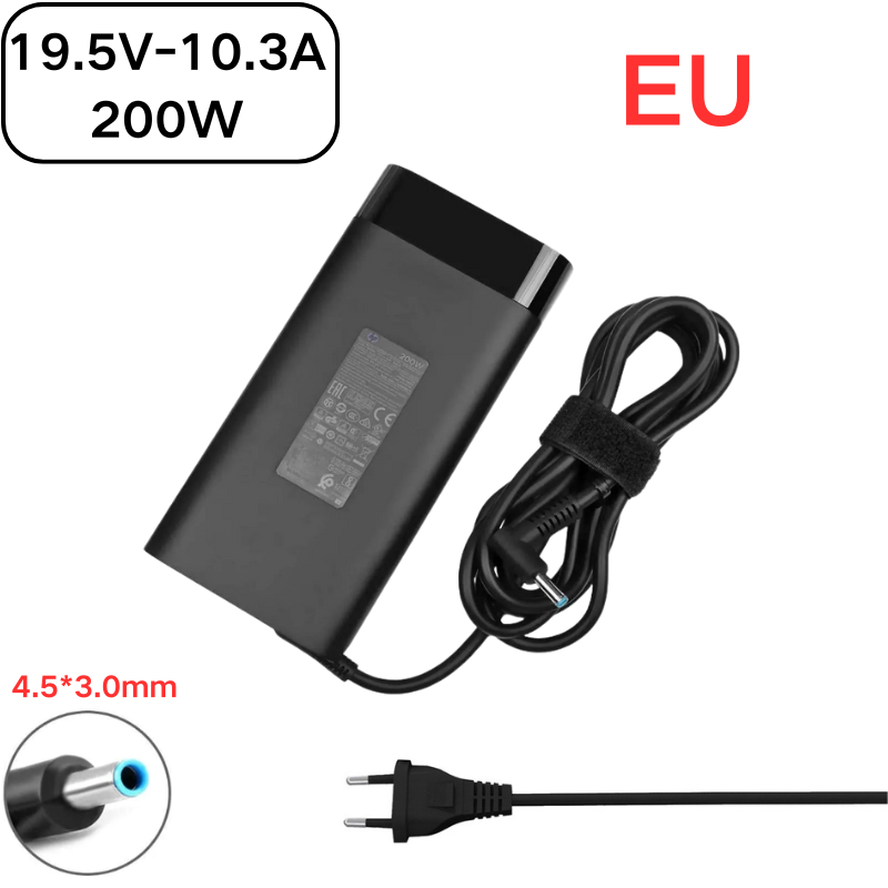Cargue la imagen en el visor de la galería, [19.5V-10.3A/200W][4.5x3.0] HP ZenBook 17&quot; Omen 15&quot; Gaming Mobile Workstation Laptop AC Power Supply Adapter Charger - Polar Tech Australia
