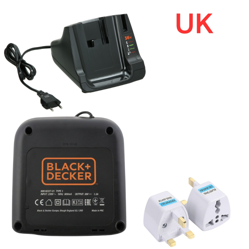 Chargez l&#39;image dans la visionneuse de la galerie, [90616337-01][36V-1.3A] Genuine Original Black &amp; Decker Fast Charger Electrical Tool Li-ion Battery - Replacement Charger
