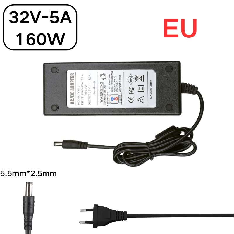 Load image into Gallery viewer, [32V-5A][5.5x2.5] Universal Computer/Monitor/CCTV POE Switch - Power Supply Adapter Wall Charger

