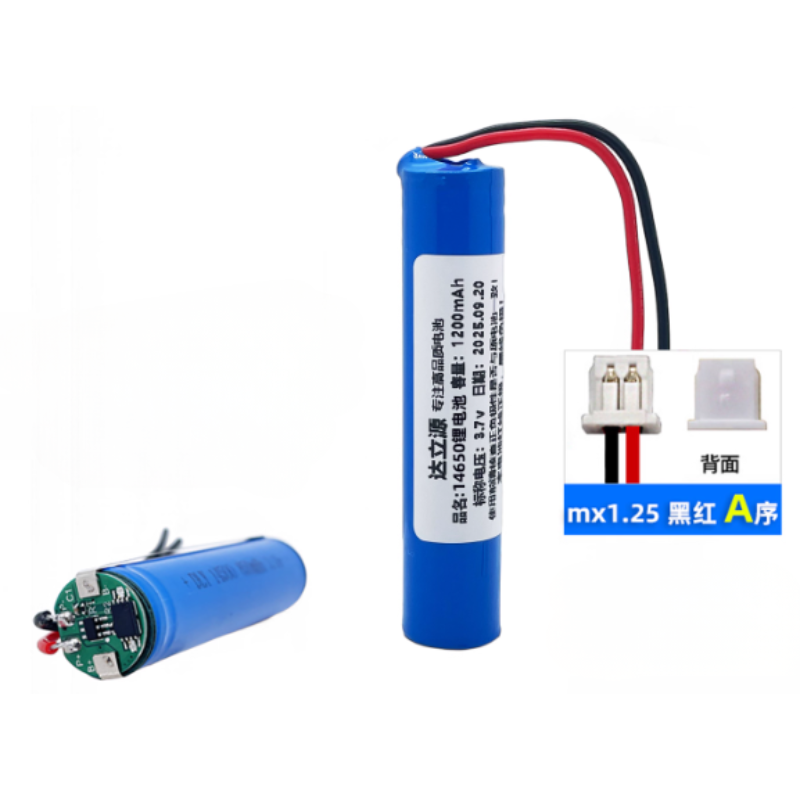 Load image into Gallery viewer, [With Connector] 14650 1200mAh 3.7V Rechargeable Li-Ion Battery
