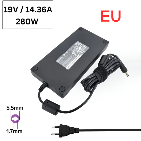 [19.5V-14.36A/280W][5.5x1.7] Acer Nitro 5 N22C1 A21-280P1A AC Power Supply Adapter Charger - Polar Tech Australia