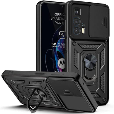 [Built-in 360-degree rotatable ring bracket][Camera Cover] Motorola Moto Edge 50 Neo - Shield Shockproof Rugged Heavy Duty Case - Polar Tech Australia