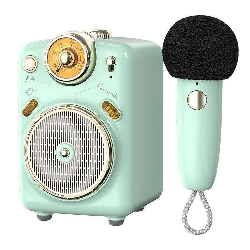 Load image into Gallery viewer, Divoom Fairy-OK Retro Mini Karaoke Speaker Perfect Gift - Polar Tech Australia
