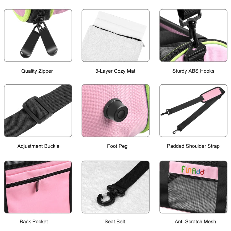 Load image into Gallery viewer, FUNADD Pet Travel Carrier Bag Shoulder Foldable Tote Bag, Carrier Bag - Polar Tech Australia
