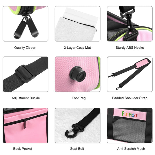 FUNADD Pet Travel Carrier Bag Shoulder Foldable Tote Bag, Carrier Bag - Polar Tech Australia