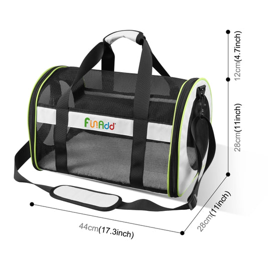FUNADD Pet Travel Carrier Bag Shoulder Foldable Tote Bag