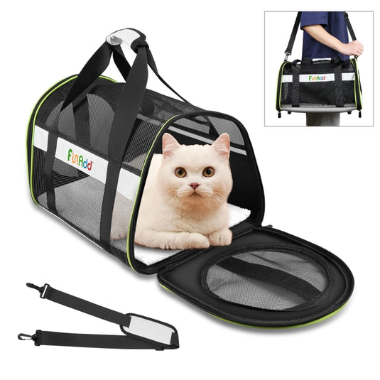 FUNADD Pet Travel Carrier Bag Shoulder Foldable Tote Bag