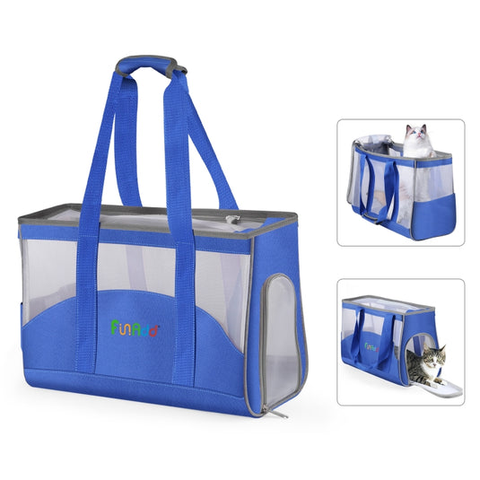 FUNADD Portable Breathable Pet Bag Outdoor Shoulder Tote Bag