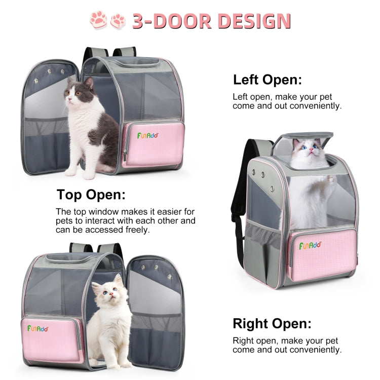 Load image into Gallery viewer, FUNADD Fold Breathable Pet Backpack Outdoor Shoulders Cat Bag, Pet Backpack - Polar Tech Australia
