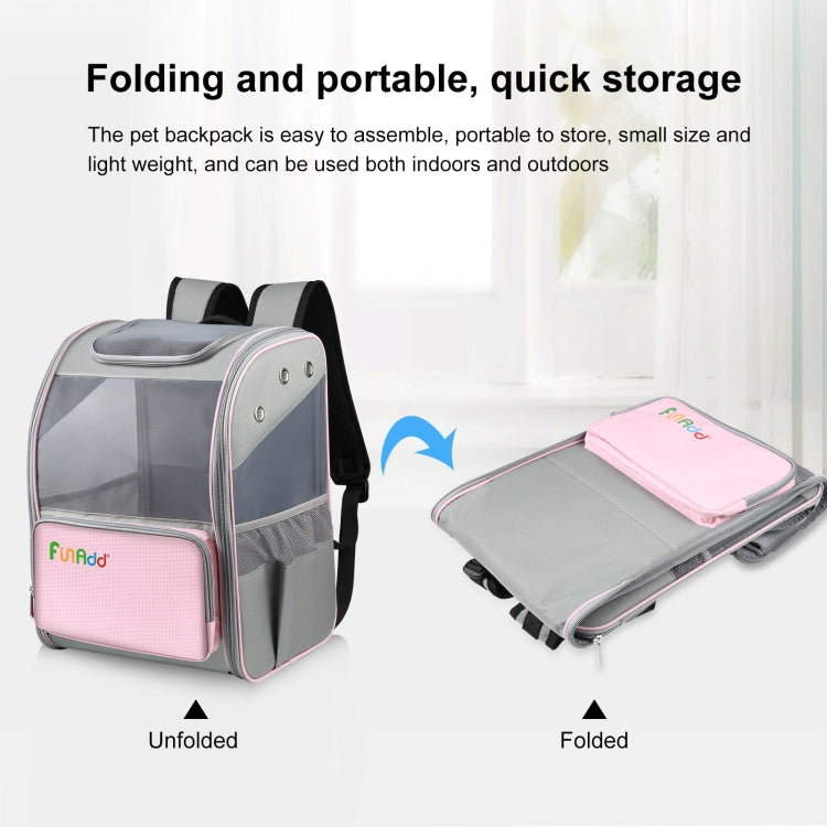 Load image into Gallery viewer, FUNADD Fold Breathable Pet Backpack Outdoor Shoulders Cat Bag, Pet Backpack - Polar Tech Australia
