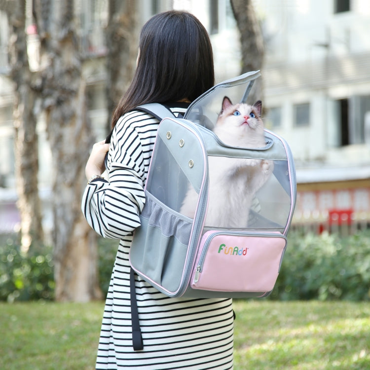 Load image into Gallery viewer, FUNADD Fold Breathable Pet Backpack Outdoor Shoulders Cat Bag, Pet Backpack - Polar Tech Australia
