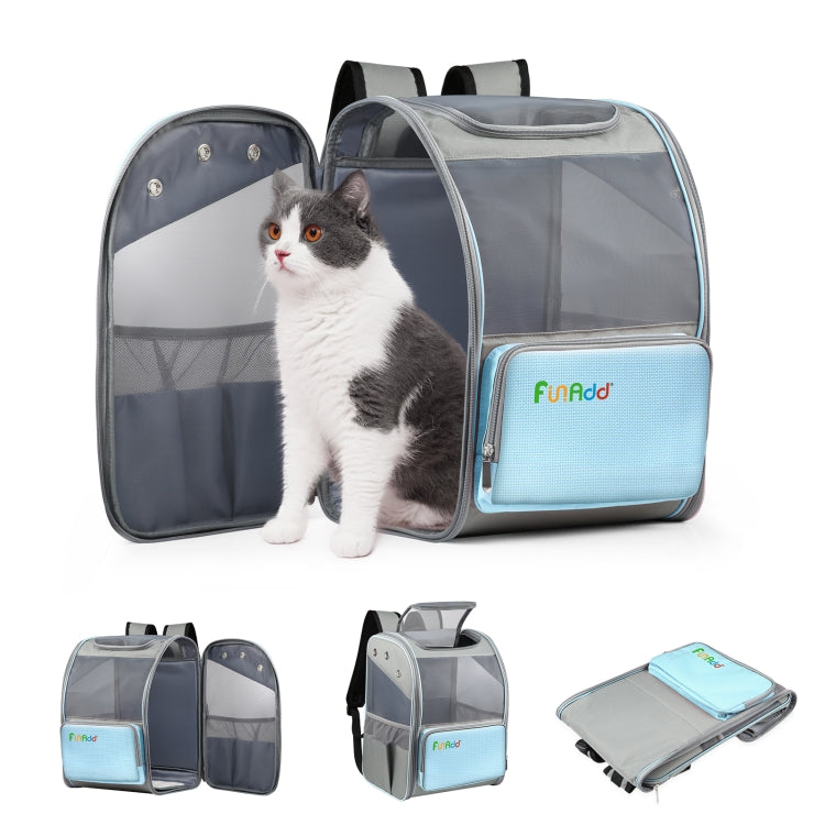 Load image into Gallery viewer, FUNADD Fold Breathable Pet Backpack Outdoor Shoulders Cat Bag, Pet Backpack - Polar Tech Australia
