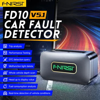 [FD10] FNIRSI Car OBD2 Scanner Code Reader Clear Error OBD Diagnostic Tool IOS Android Bluetooth V5.1 Check Engine Light Car Repair - Polar Tech Australia