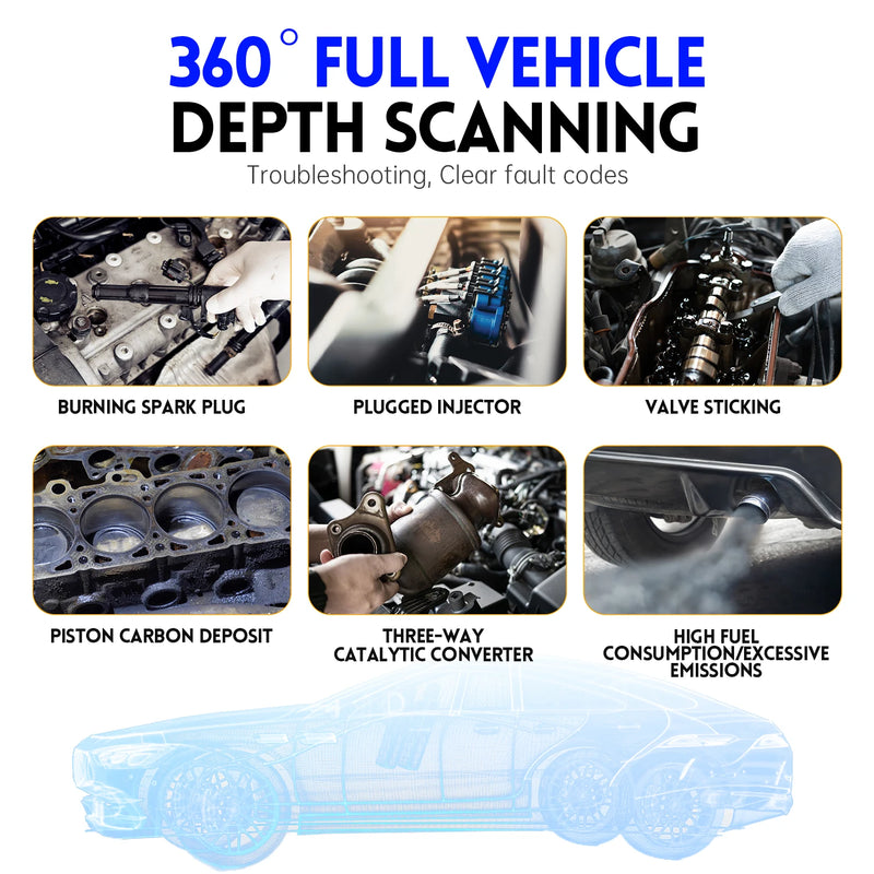 Cargue la imagen en el visor de la galería, [FD10] FNIRSI Car OBD2 Scanner Code Reader Clear Error OBD Diagnostic Tool IOS Android Bluetooth V5.1 Check Engine Light Car Repair - Polar Tech Australia
