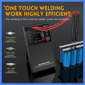 Chargez l&#39;image dans la visionneuse de la galerie, [SWM-10] FNIRSI Portable Battery Spot Welder DIY Mini Welding Machine 18650 Battery Pack Welding Tool 5000mah Weldable 0.25mm - Polar Tech Australia
