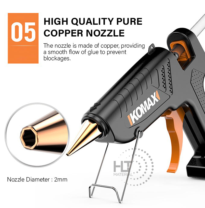 Load image into Gallery viewer, Komax 100W Portable DIY Glue Gun + 10 x 11mm Glue Stickers
