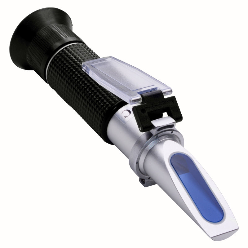 Cargue la imagen en el visor de la galería, [ATC] Fruit Brix Refractometer Auto Refractometer Sugar Concentration ATC Sweetness Tester Fruit Sugar Meter for Homebrew Honey Vegetables Range Brix 0-32% - Polar Tech Australia
