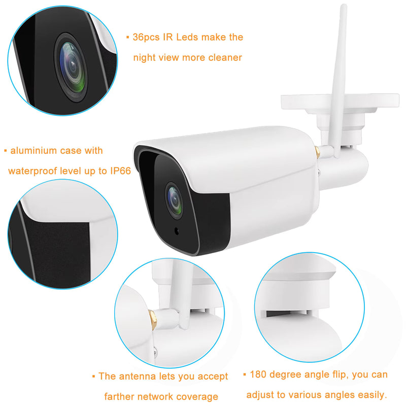 Chargez l&#39;image dans la visionneuse de la galerie, [CA204] IPC360 2MP 1080P HD Wireless WIFI IP66 Outdoor Camera
