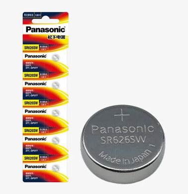 [SR626SW][377][5PC Pack] Panasonic 1.55V Lithium Battery Coin Cell Button Watch Battery - Polar Tech Australia