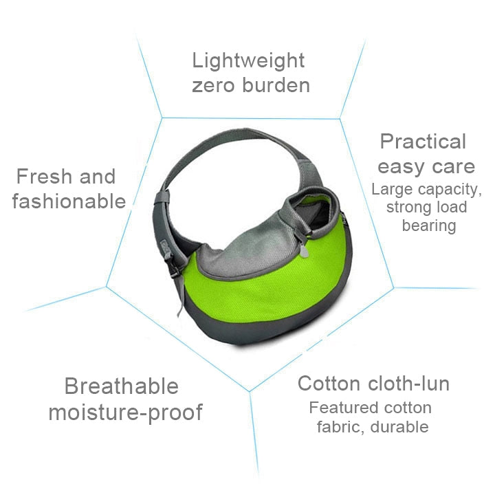 Load image into Gallery viewer, Dog and Cat Sling Carrier Hands Free Reversible Pet Papoose Bag, Size：Small, Size：Small - Polar Tech Australia
