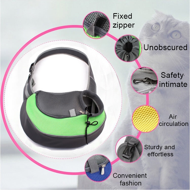 Load image into Gallery viewer, Dog and Cat Sling Carrier Hands Free Reversible Pet Papoose Bag, Size：Small, Size：Small - Polar Tech Australia
