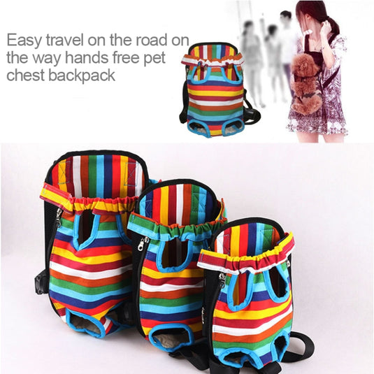 Front Pet Carrier Dog Backpack Bag, Size：L, Size：L - Polar Tech Australia