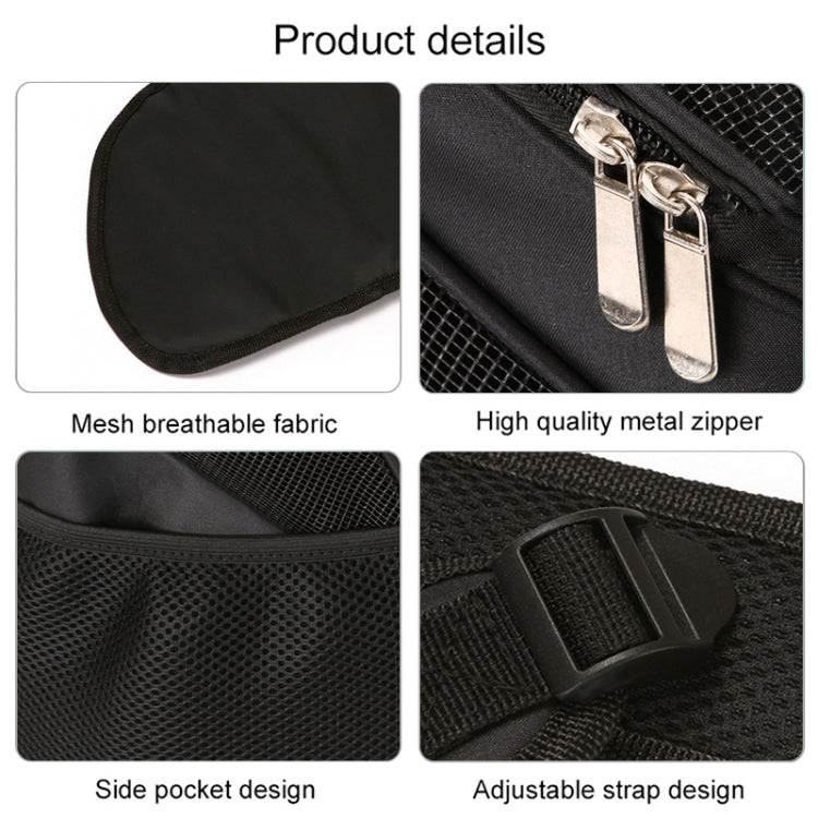 Load image into Gallery viewer, Portable Folding Nylon Breathable Pet Carrier Backpack, Size: 33 x 30 x 24cm, Size: 33 x 30 x 24cm Black, Size: 33 x 30 x 24cm Coffee, Size: 33 x 30 x 24cm Blue, Size: 33 x 30 x 24cm Red - Polar Tech Australia
