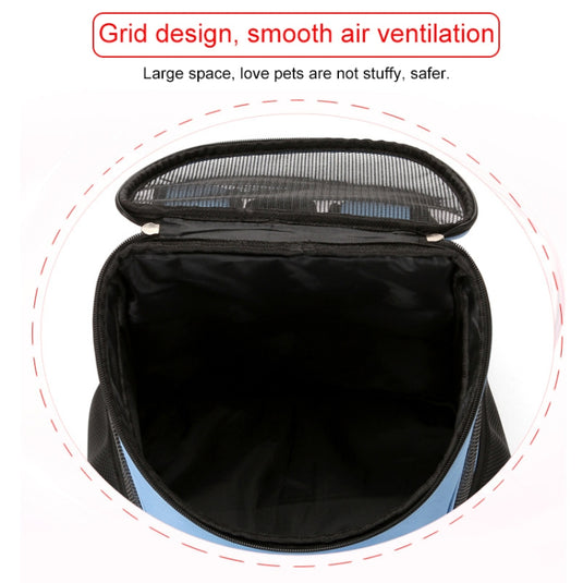 Portable Folding Nylon Breathable Pet Carrier Backpack, Size: 33 x 30 x 24cm, Size: 33 x 30 x 24cm Black, Size: 33 x 30 x 24cm Coffee, Size: 33 x 30 x 24cm Blue, Size: 33 x 30 x 24cm Red - Polar Tech Australia
