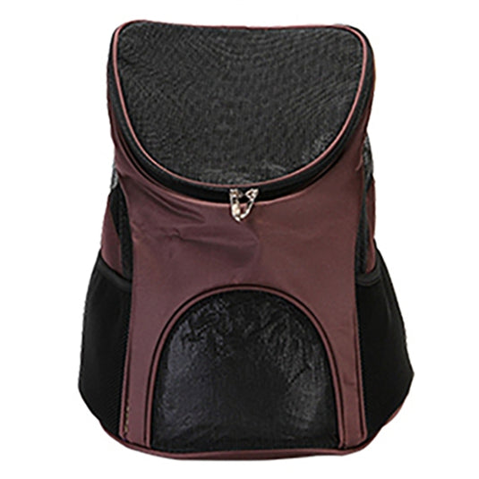 Portable Folding Nylon Breathable Pet Carrier Backpack, Size: 33 x 30 x 24cm, Size: 33 x 30 x 24cm Black, Size: 33 x 30 x 24cm Coffee, Size: 33 x 30 x 24cm Blue, Size: 33 x 30 x 24cm Red - Polar Tech Australia