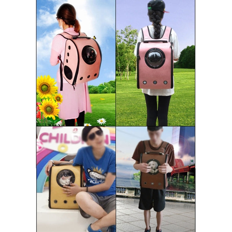Load image into Gallery viewer, Space Capsule Carrier Breathable Pet Backpack Travel Portable Pet Bag for Cat / Dog and Other Pets, Size:32*29*42cm - Polar Tech Australia

