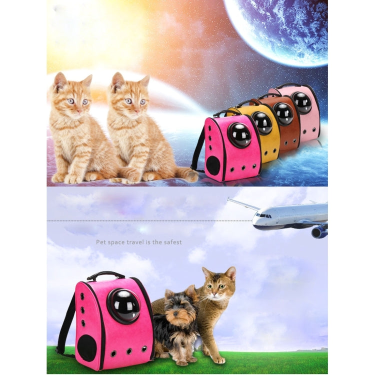 Load image into Gallery viewer, Space Capsule Carrier Breathable Pet Backpack Travel Portable Pet Bag for Cat / Dog and Other Pets, Size:32*29*42cm - Polar Tech Australia
