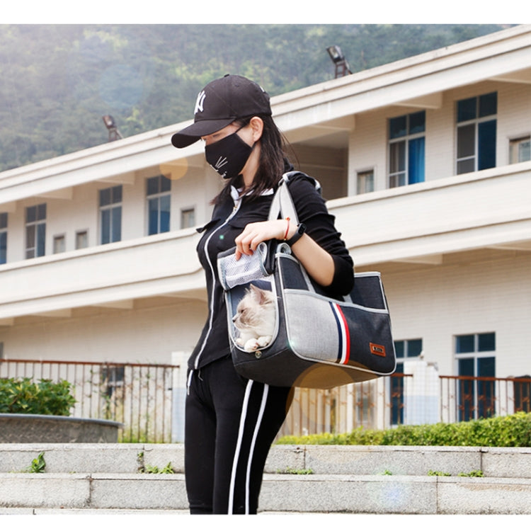 Load image into Gallery viewer, DODOPET Outdoor Portable Oxford Cloth Cat Dog Pet Carrier Bag Handbag Shoulder Bag, Size: 43 x 19 x 26cm, Size: 43 x 19 x 26cm - Polar Tech Australia
