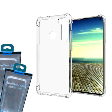 HTC Desire 20 Pro AirPillow Cushion Clear Transparent Back Cover Case - Polar Tech Australia