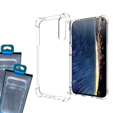 HTC Desire 22 Pro AirPillow Cushion Clear Transparent Back Cover Case - Polar Tech Australia