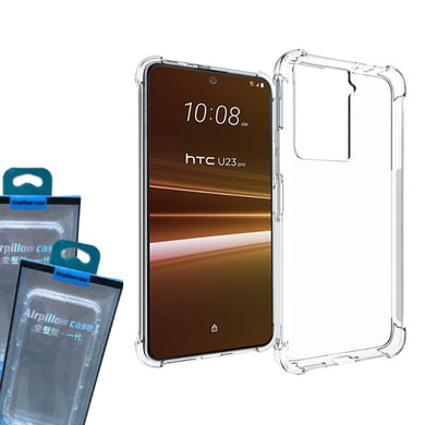 HTC U23 Pro (2QC9200) AirPillow Cushion Clear Transparent Back Cover Case - Polar Tech Australia