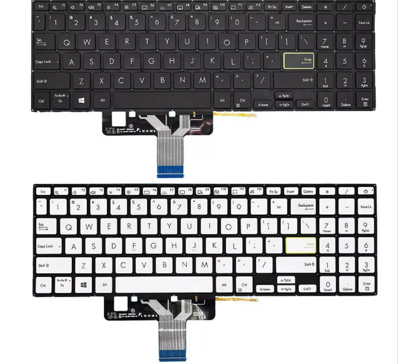 Chargez l&#39;image dans la visionneuse de la galerie, Asus Vivobook S14 S15 X521 V5100E X521FL S5600F S533F Keyboard With Backlit US Layout - Polar Tech Australia
