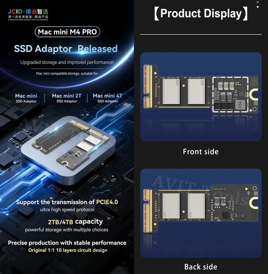 Mac mini M4 Pro Upgraded SSD Driver Expansion Storage Module 2TB/4TB