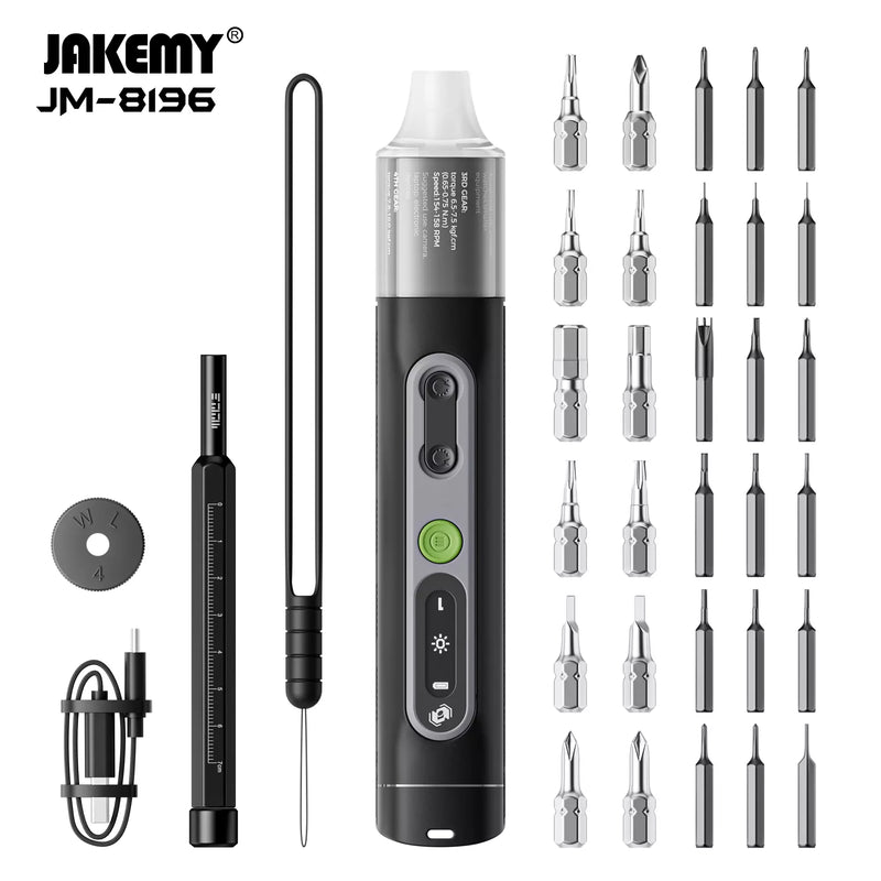 Cargue la imagen en el visor de la galería, [JM-8196] Jakemy 35 in 1 All-in-One Smart Dual Dynamics Precision Electric Screwdriver set - Polar Tech Australia
