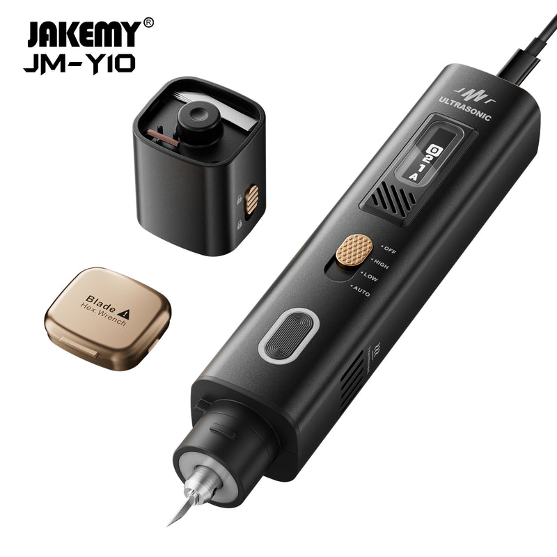 Cargue la imagen en el visor de la galería, JAKEMY 2-in-1 Ultrasonic Cutter &amp; Polisher – High-Power Precision Cutting and Polishing for Much Material
