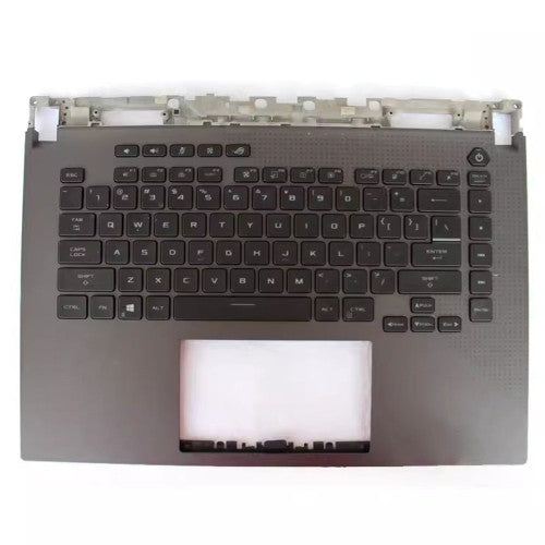 ASUS ROG Strix Scar 15 G533 G533QM G533QR G533QS - Palmrest Keyboard Frame With Back Light US Layout Replacement Parts - Polar Tech Australia
