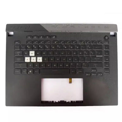 ASUS ROG Strix Scar 15 G533 G533QM G533QR G533QS - Palmrest Keyboard Frame With Back Light US Layout Replacement Parts - Polar Tech Australia