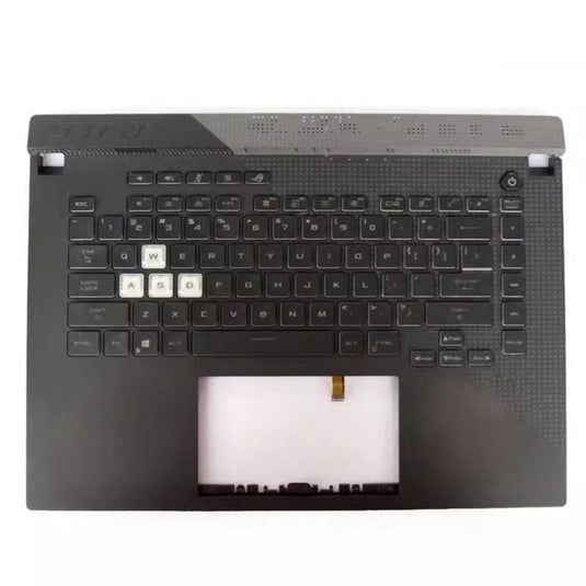 ASUS ROG Strix Scar 15 G533 G533QM G533QR G533QS - Palmrest Keyboard Frame With Back Light US Layout Replacement Parts - Polar Tech Australia