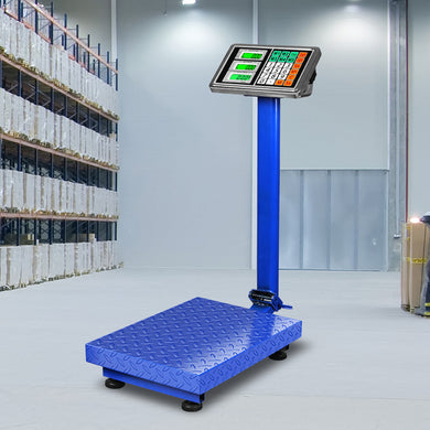 Digital Electronic Platform Scales Battery Powered Rechargeable Foldable Max 150KG