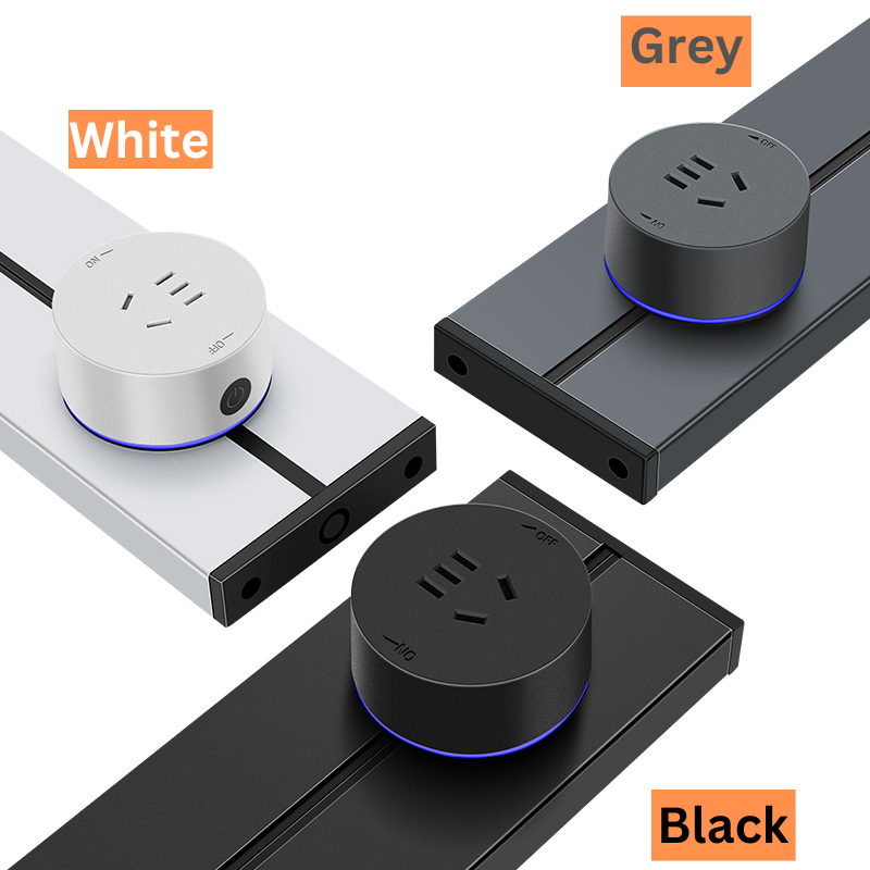 Load image into Gallery viewer, [TUYA Smart Home] Magnetic Track Rail Power Stripes Wall Socket Outlet Plug System APP Control - Polar Tech Australia
