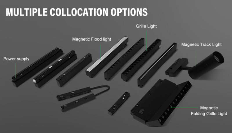 Load image into Gallery viewer, [TUYA Smart Home] Magnetic Track Home Office Smart LED Light System APP Control - Polar Tech Australia
