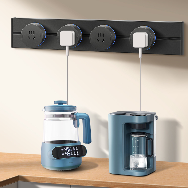 Load image into Gallery viewer, [TUYA Smart Home] Magnetic Track Rail Power Stripes Wall Socket Outlet Plug System APP Control - Polar Tech Australia
