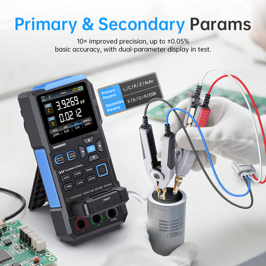 [LC1020E] FNIRSI High Precision Handheld Digital Bridge LCR ESR Tester