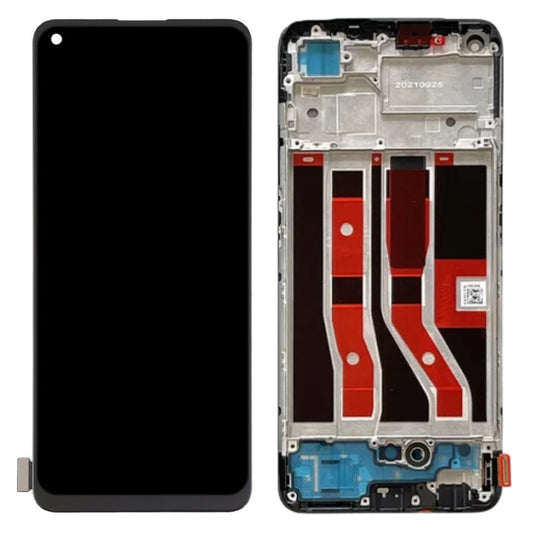 [ORI] [With Frame] OPPO Reno7 Z / Reno7 Lite / Reno8 Lite - AMOLED LCD Display Touch Digitiser Screen Assembly - Polar Tech Australia