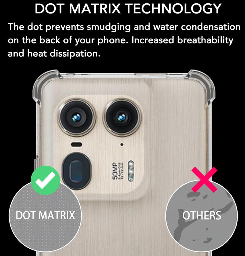Cargue la imagen en el visor de la galería, Motorola Moto Edge 50 Ultra/X50 Ultra - AirPillow Cushion Transparent Soft Clear TPU Four Corners Protective Case - Polar Tech Australia
